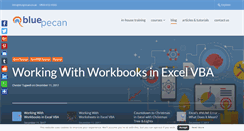 Desktop Screenshot of bluepecantraining.com